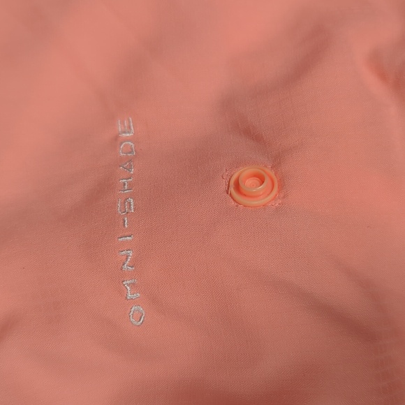 Columbia PFG Omni Shade Women's Long Sleeve Snap Button Shirt Pink Size Medium - Picture 4 of 5